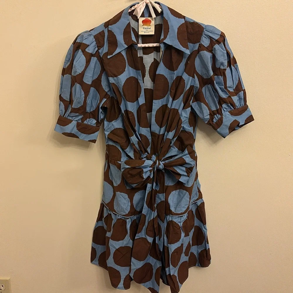 Farm Rio Bow Mini Dress - Picture 4 of 9